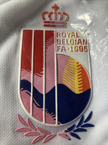 Belgium Adidas White "LOVE" Away Shirt 2022 Small S BNWT - Picture 6 of 6