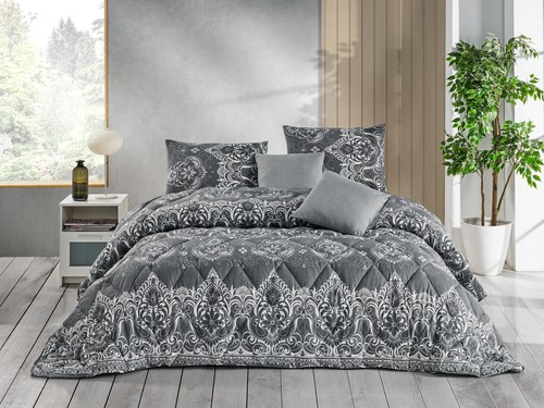 Turkish Cotton 5 PC Comforter Set - Handmade Bedding - All Sizes With Cushions!! - 第 5/33 張圖片