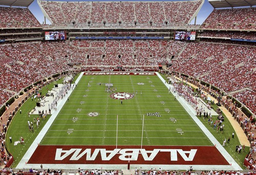 Alabama Crimson Tide Bryant-Denny Football Stadium Field 48x36-8x10 CHOICES - Picture 20 of 66