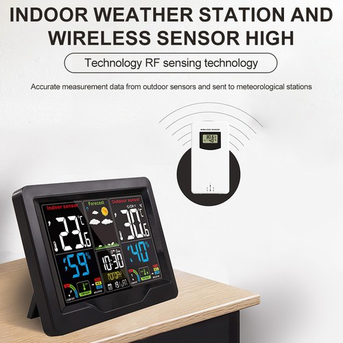 Weather Station with Outdoor Sensor Wireless Digital Home Weather Temperature UK - Picture 13 of 14