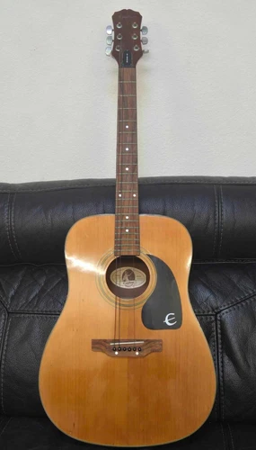 Epiphone PR 200 D 1995 Natural Korean Made Dreadnought NICE!
