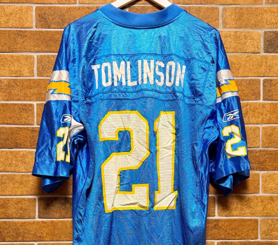 CAMISETA REEBOK DE FÚTBOL AMERICANO DE LA NFL DE SAN DIEGO CHARGERS LaDAINIAN TOMLINSON #21 Talla L Foto 4 de 4