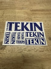 Team Tekin ESC Decal Sticker Sheet Navy Blue ESC Charger vintage