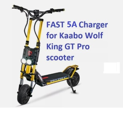 FAST SMART 84V Charger GX16 3pin 5A  for 72V Kaabo Wolf KING GT or similar MODEL