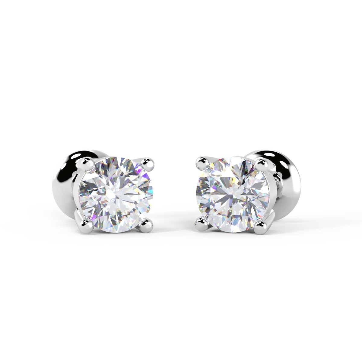 Special Offer 0 50 Ct Round Diamond Stud Earrings Uk Hallmarked Brand New 0 50 Ct Round Diamond Stud Earrings Uk Hallmarked Platinum