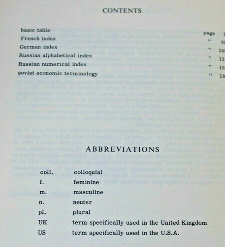 Glossary Of Economic Terms With Soviet Terminology In 4 Languages 1966 - Picture 3 of 3