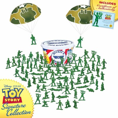 Disney PIXAR Toy Story Collection Bucket O Soldiers Green Army Men 72 Soldiers | eBay