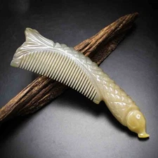 Fish  Yark Horn Scraping Plate Hedgehog Gua Sha Board Massage  Anti-static Comb