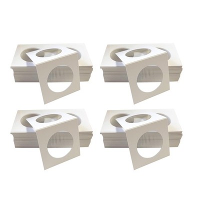200PCS Cardboard Coin Flips Holders 2X2 4 Size Options For Collection Pack