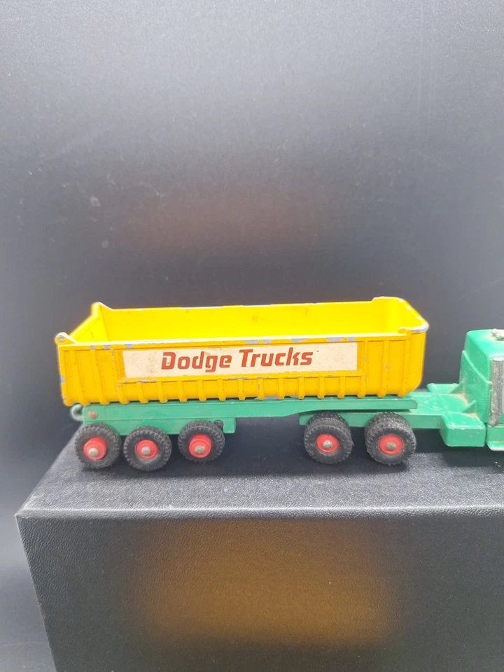1966 Vintage Lesney Matchbox King Size K16 Dodge Trucks Trailer Fruehauf Tipper - Image 3 of 4