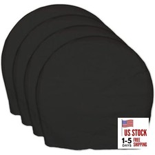 Rv Trailer Wheel Tire Covers Set of 4 Diameter 30-32in