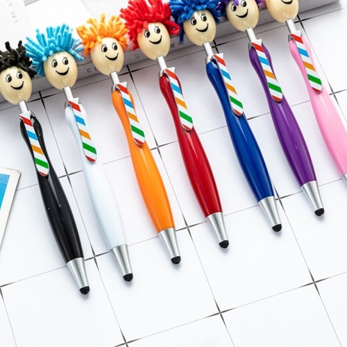 10Pieces 2-in-1 Retractable Ballpoint Pen Touching Screen Pen Signing Pen - Zdjęcie 5 z 19