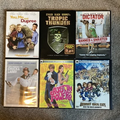 New Line Platinum Series Comedy DVD Lot Owen Wilson Sandler Special Features