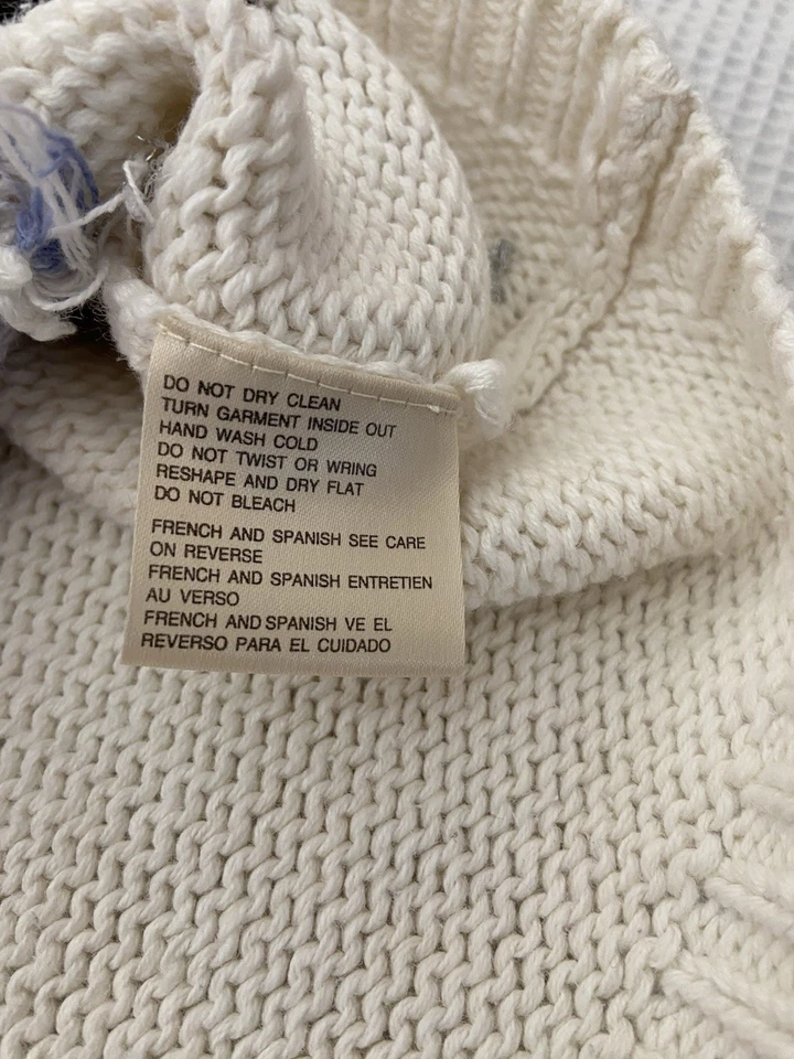 Cárdigan de Colección Kathie Lee Para Mujer 16W OSO DE VACACIONES NAVIDAD Suéter Tejido con Cable Foto 4 de 4