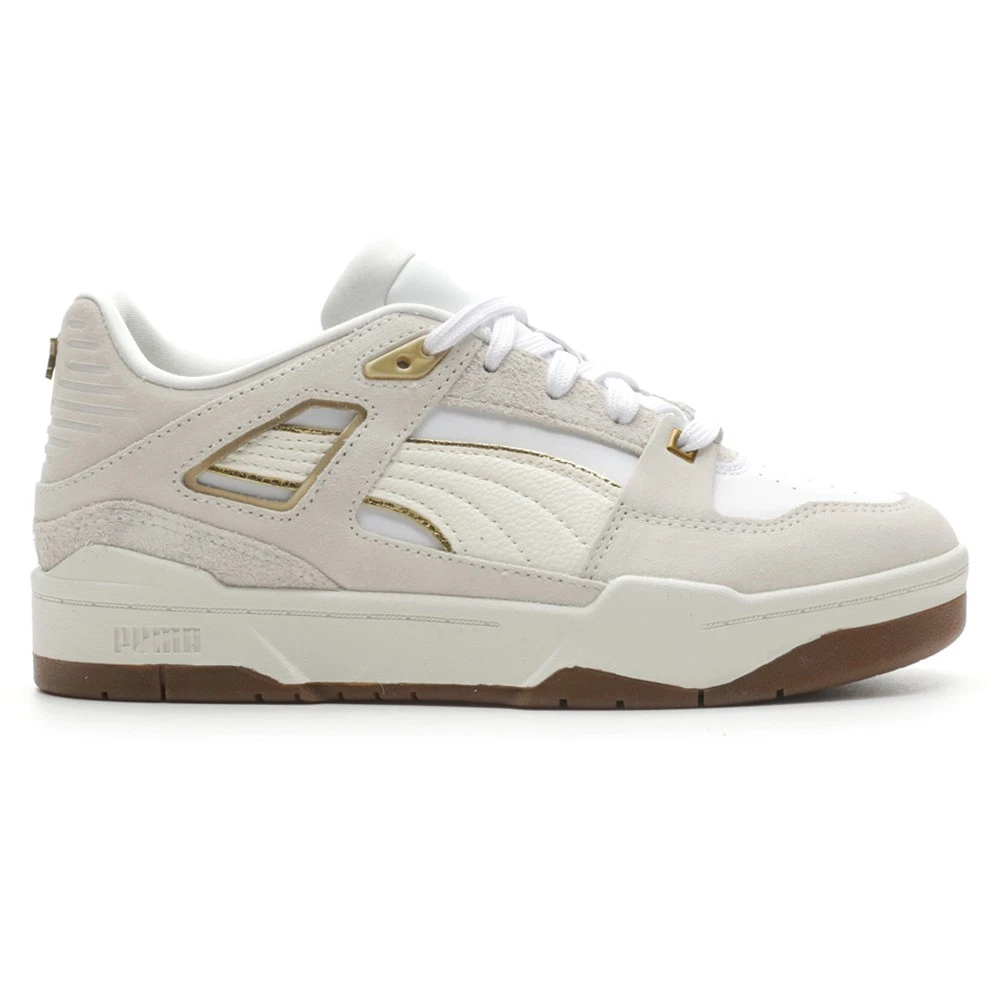 Scarpe casual sneakers PUMA Slipstream Peb stringate donna grigio bianco 39212501