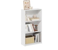 Furinno BASIC Book Shelf, 3-Tier Modern Bookshelf
