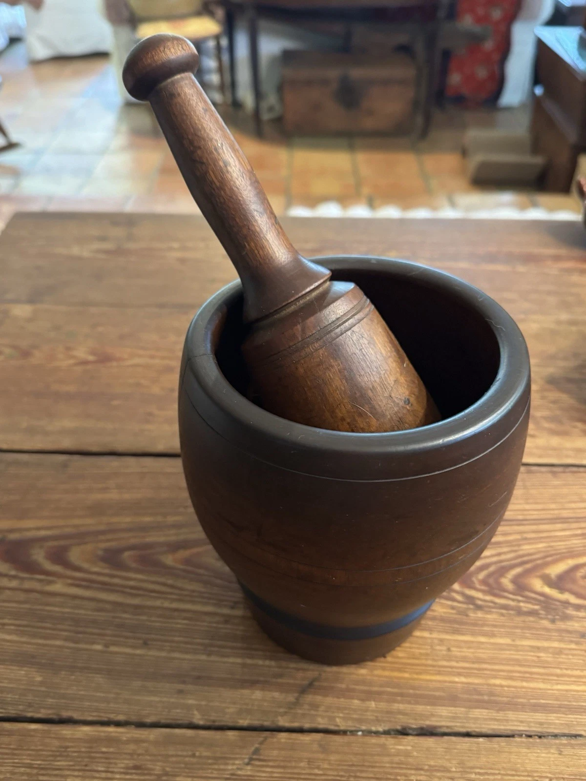Mid 19th Century Wooden Walnut? Mortar and Pestle - Nice Patina
Opens in a new window or tab