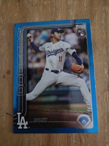 2025 Topps Series 2 - Roki Sasaki RC True Blue /150 *Color Match* LA ...