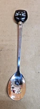 Black Cat Head Toddler Spoon