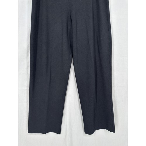 Chicos Pants Womens 2 Medium Black Knit Pull On Wrinkle Free Travel High Rise - Picture 5 of 8
