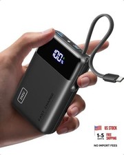 20000mAh Power Bank, 45W PD Fast Charging Portable Charger, Smaller Black