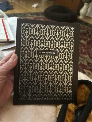 Barnes And Noble Lined Blank Hardcover Book Journal, Brand new Silver/Black