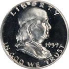 1959 Proof Franklin 50c Half Dollar NGC PF66 Cameo
