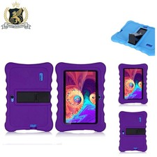 Stylish Purple Silicone Case for 7-Inch Tablets - Perfect for Kids  Protection