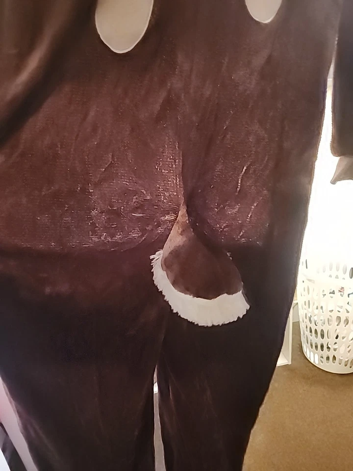 Mono de una pieza, con capucha, disfraz de reno, adulto talla L-XL Foto 4 de 4