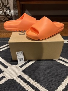 yeezy slide enflame orange stockx