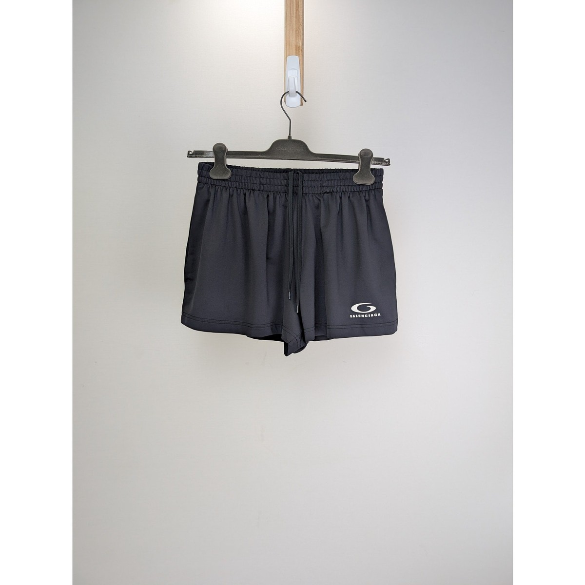 Balenciaga x Under Armour Sporty Mesh Under Armour Shorts in Black