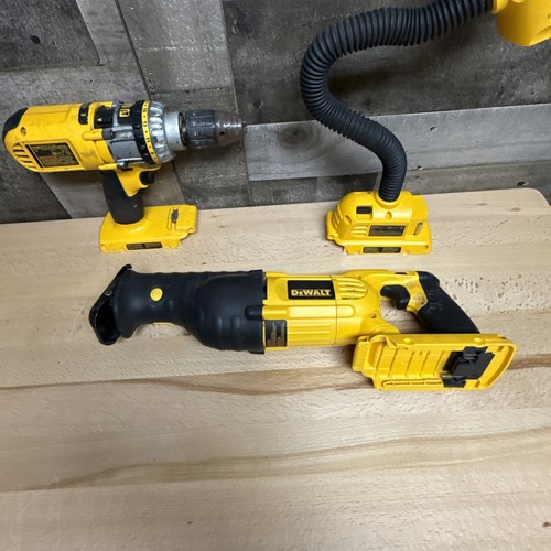 Trapano a percussione DeWALT DC900 36V resistente e seghetto alternativo DC509 leggero DC305 - Foto 9 di 12