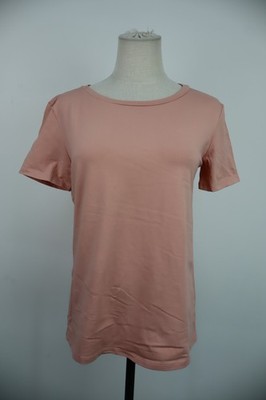 Weekend Max Mara Damen T-Shirt Vintage Kurzarm Regular L Beige Schwarz