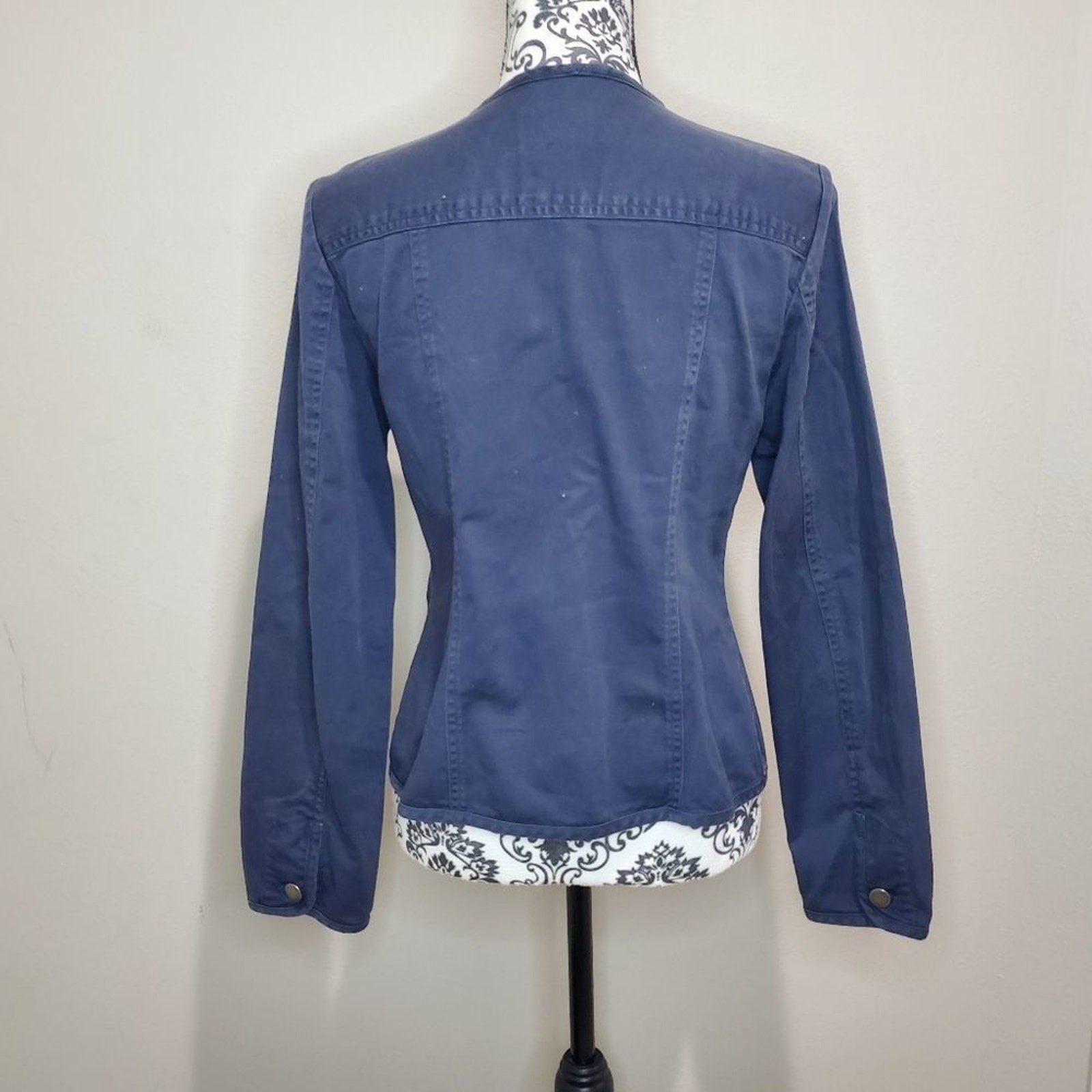 Pendleton medium womens navy button down jacket /… - image 4