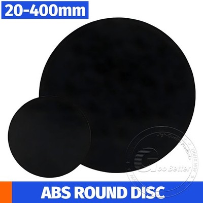 ABS Round Plastic Disc Diameter 20mm-400mm ABS Plastic Sheet Thickness 1mm-30mm