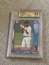 Brayan Bello 2022 Bowman Prospects 1st Blue Pattern 21/125 BP-107 Gem Mint 9.5