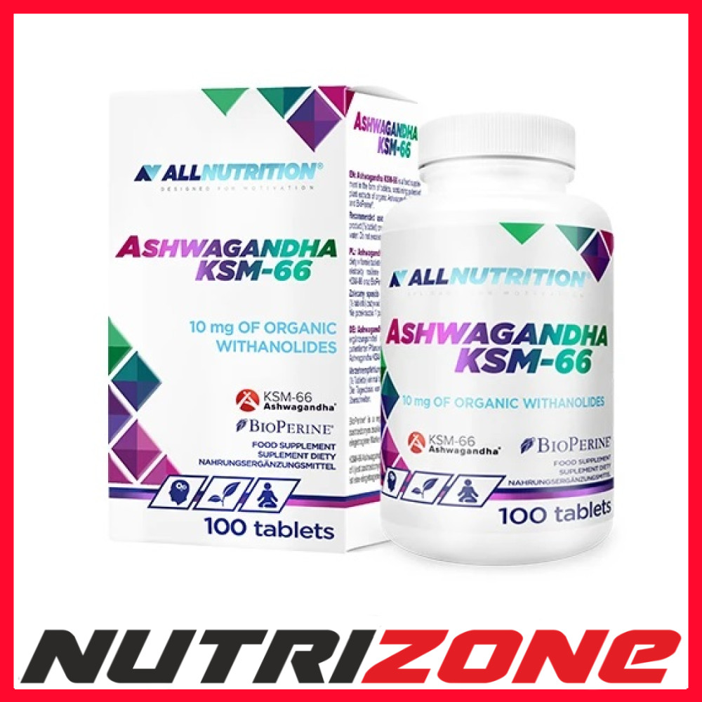 Allnutrition Ashwagandha KSM-66 tablets improving concentration, 100 pcs. - Image 5