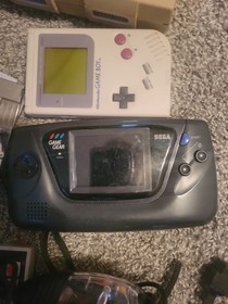 NES SNES SEGA GAMEGEAR GAMEBOY Broke Lot For Parts Repair 4 Consoles 6 Games +