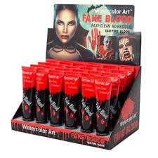 2Pcs/5Pcs/10Pcs Makeup Halloween Fake Blood Body Vampire Dress Up Washable 28ML