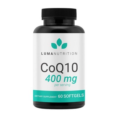 Luma Nutrition CoQ10 400mg Softgels  HighAbsorption Coenzyme Q10  Co Q10 200m...