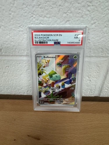 2024 Pokémon Stellar Crown Bulbasaur #143/142 PSA 9 Special Illustration Rare