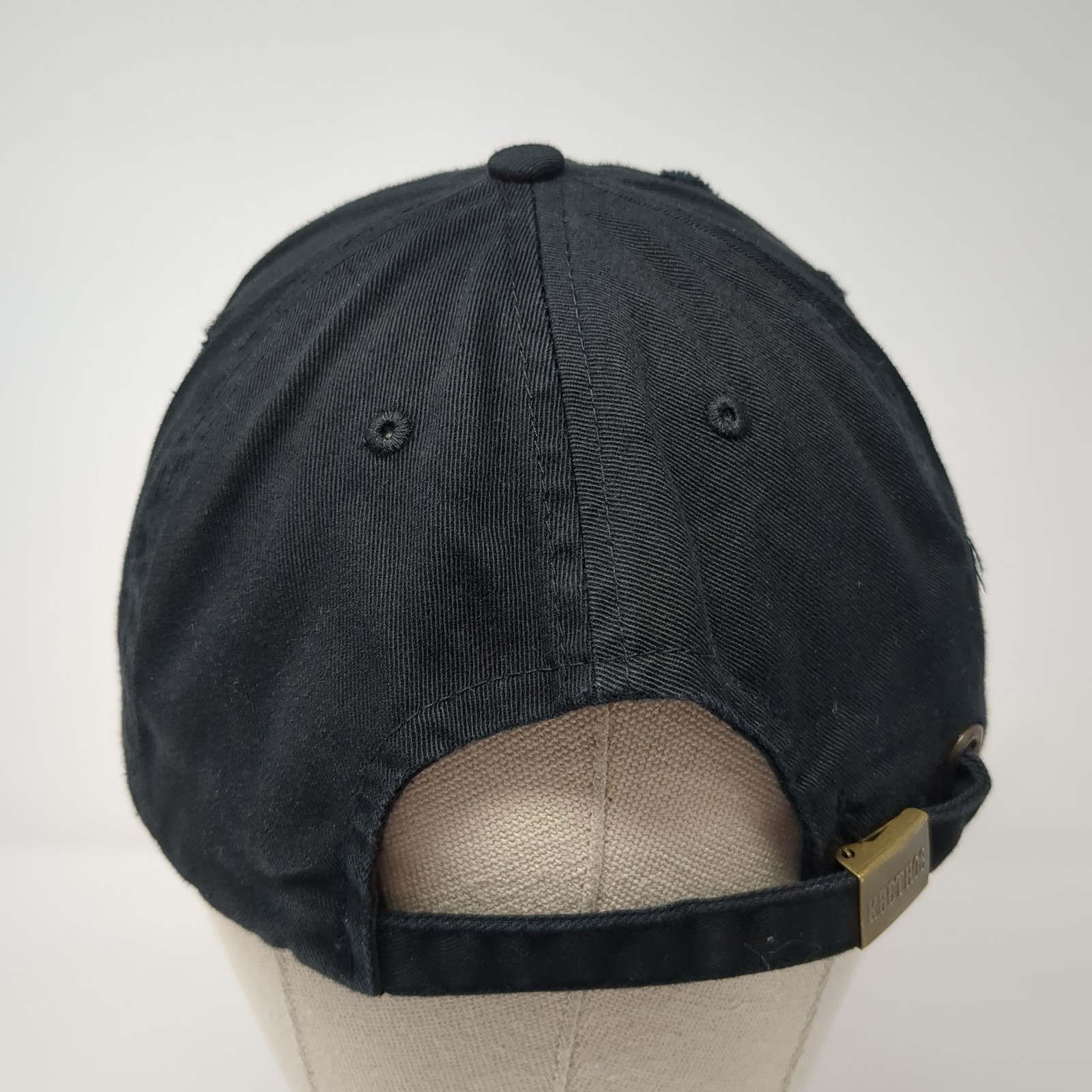 USA Flag Slideback Baseball Cap Solid Black One S… - image 6