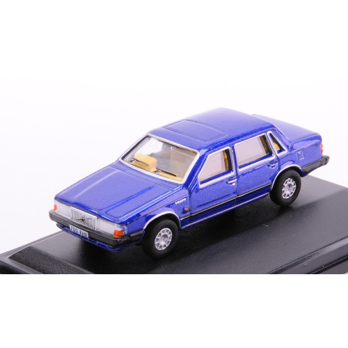 Volvo 760 1982 Blue Metallic 1:76 Oxford Auto Stradali -D- Neues Modell-image