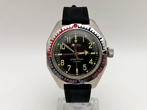 WOSTOK 2409 Komandirskie Sniper Vintage Armbanduhr Amphibia Vostok UdSSR Uhr - Bild 2 von 12