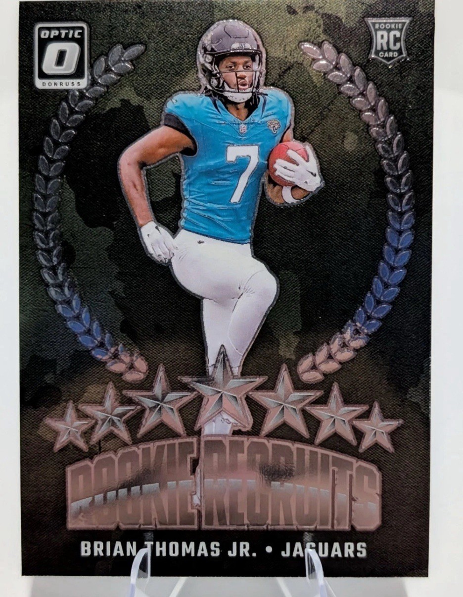2024 Panini Donruss Optic NFL Brian Thomas Jr Rookie Recruits #12 JAGUARS RC