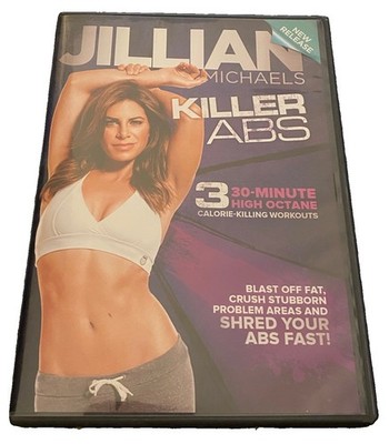 Jillian Michaels Killer Abs 3x 30-minute High Octane Workouts DVD NEW