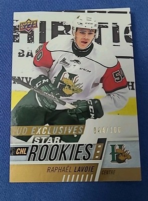 Raphael Lavoie 2017-18 UD CHL Rookie Exclusives /100