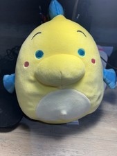 Squishmallows 10" Disney The Little Mermaid Flounder Fish Kellytoy Plush Toy
