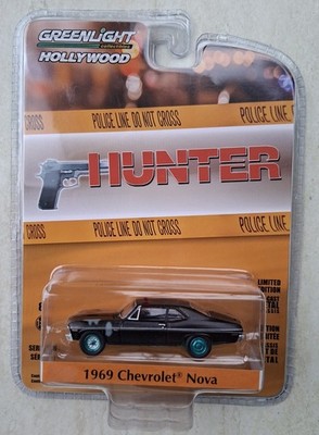 1969 Chevrolet Nova van Greenlight 1/64 nr 44880-D CHASE  Hunter Greenmachine
