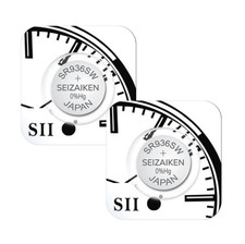 2x Seiko Seizaiken Watch Batteries 394 SR936SW SR45 Silver Oxide 1.55V